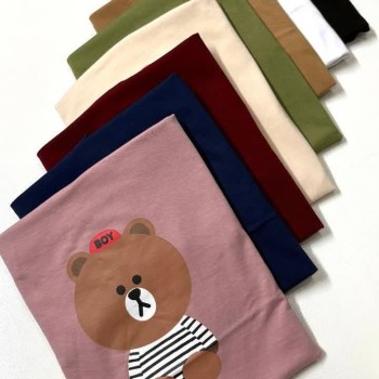 تیشرت نخ پنبه زنانه طرح خرس زندانی